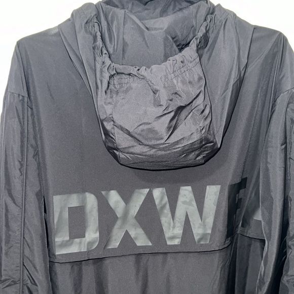 White Fox Boutique X Sarah’s Day Black Windbreaker Jacket - Picture 8 of 9